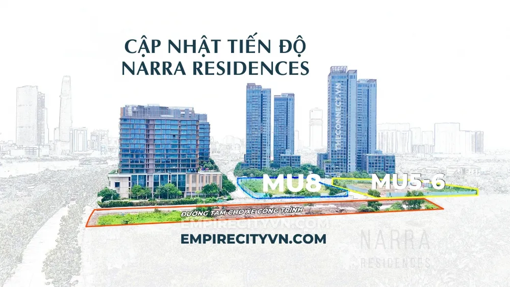 Tiến Độ Narra Residences MU8 Empire City