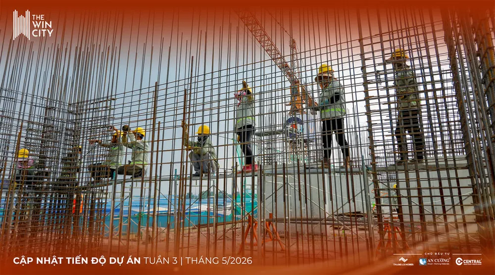 Tiến độ thi công phân khu VIC 1 dự án The Win City