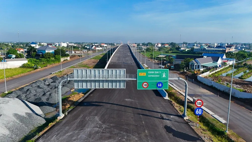Các hạng mục cơ bản hoàn thiện tại vòng xoay Yên Mỹ