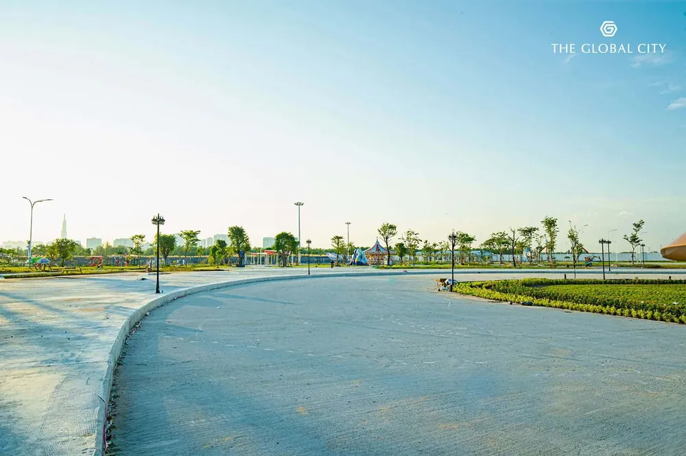 Tiến độ xây dựng dự án The Global City tháng 10 năm 2023.