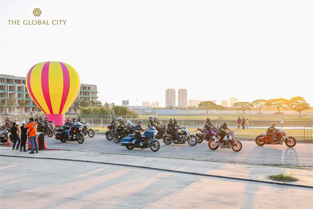 Tiến độ xây dựng dự án The Global City tháng 10 năm 2023.