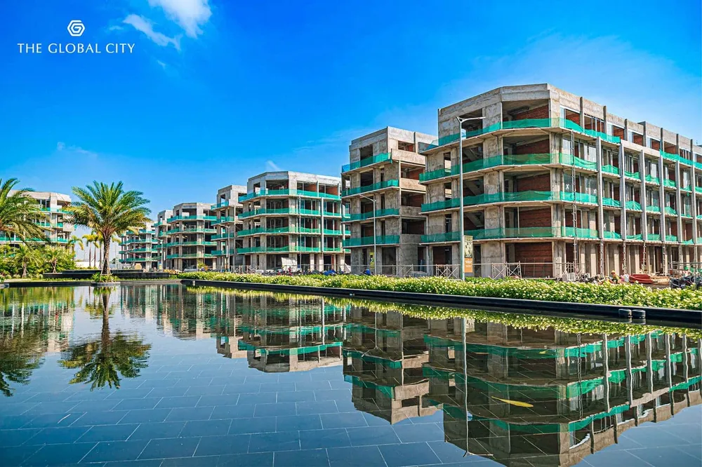 Tiến độ xây dựng dự án The Global City tháng 10 năm 2023.