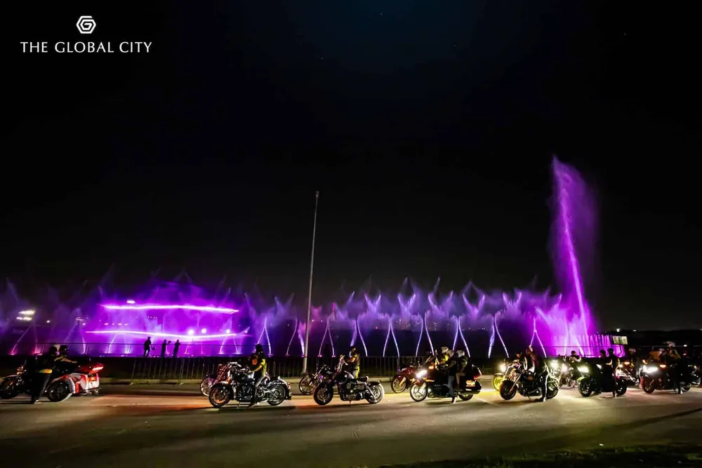Tiến độ xây dựng dự án The Global City tháng 10 năm 2023.