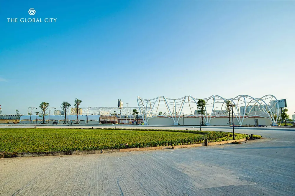 Tiến độ xây dựng dự án The Global City tháng 10 năm 2023.