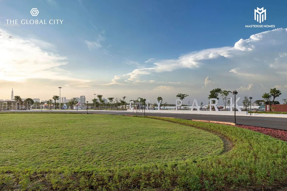 Tiến độ xây dựng dự án The Global City tháng 11 năm 2023.