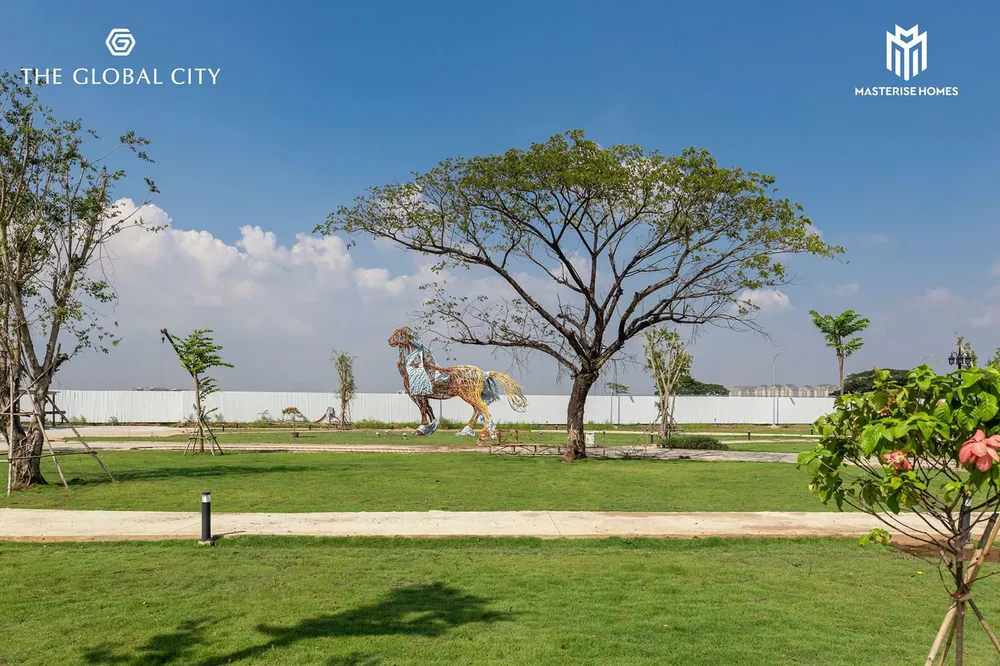 Tiến độ xây dựng dự án The Global City tháng 11 năm 2023.