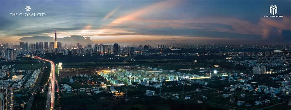 Tiến độ xây dựng dự án The Global City tháng 11 năm 2023.