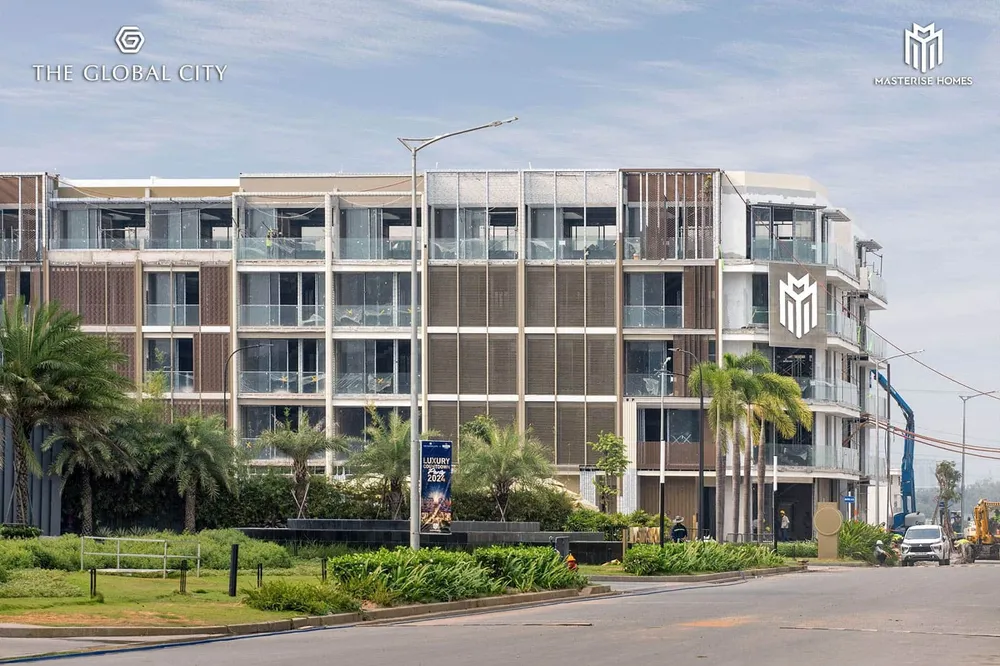 Tiến độ xây dựng dự án The Global City tháng 12 năm 2023.