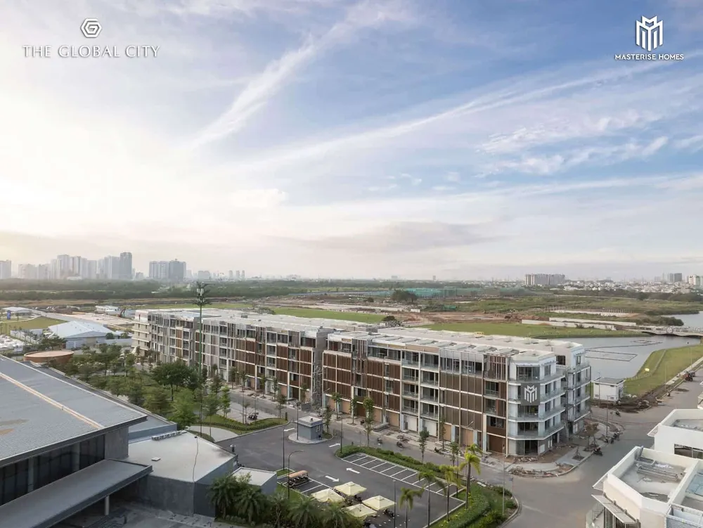 Tiến độ xây dựng dự án The Global City tháng 12 năm 2023.