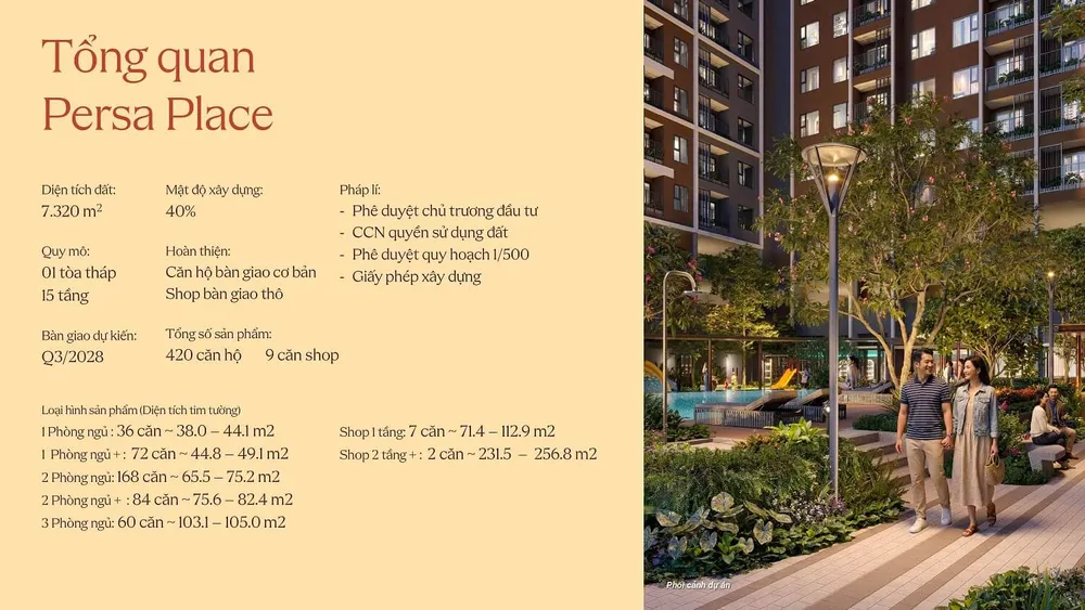 Tổng quan dự án căn hộ Persa Place
