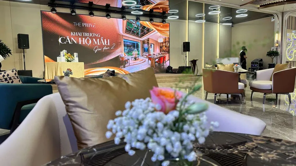 CĂN HỘ MẪU THE PRIVE GIAI ĐOẠN 2, KHAI TRƯƠNG CĂN HỘ MẪU GĐ2, CĂN HỘ MẪU THE PRIVE, CHUẨN SỐNG THƯỢNG LƯU, THÁP 9,10,11,12