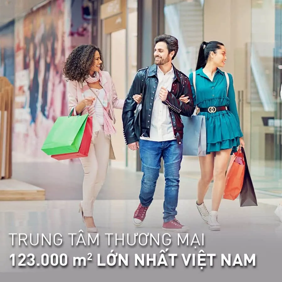 Trung tâm thương mại 123000m2 lớn nhất Việt Nam