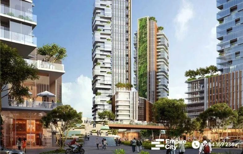 Môi trường sống tại Empire City vẫn chưa hoàn thiện như trên phối cảnh