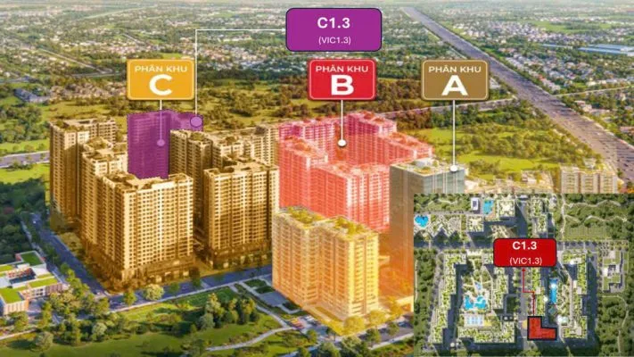 Vị thế chiến lược của tòa C1.3 tại dự án The Win City