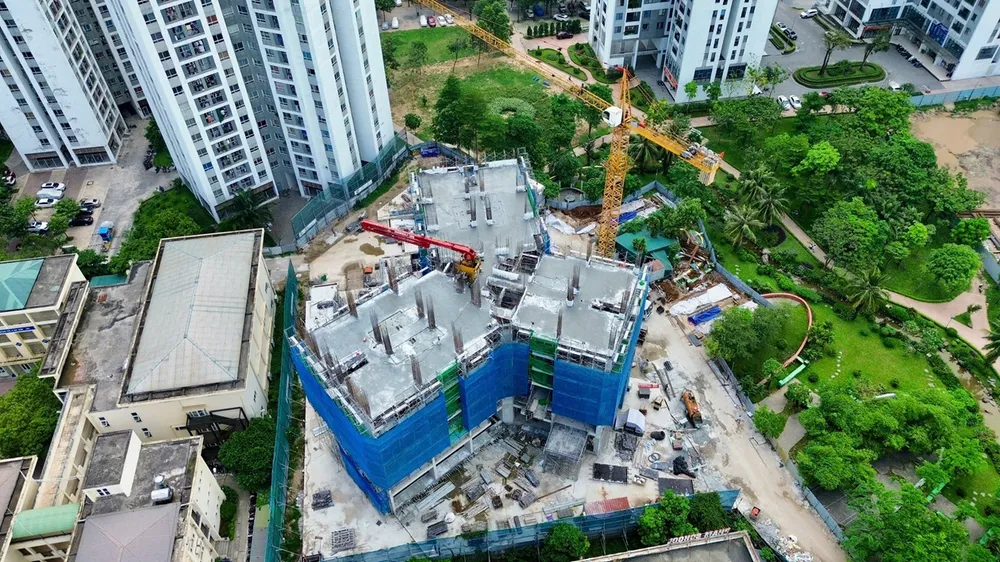 viha flora tiến độ thi công