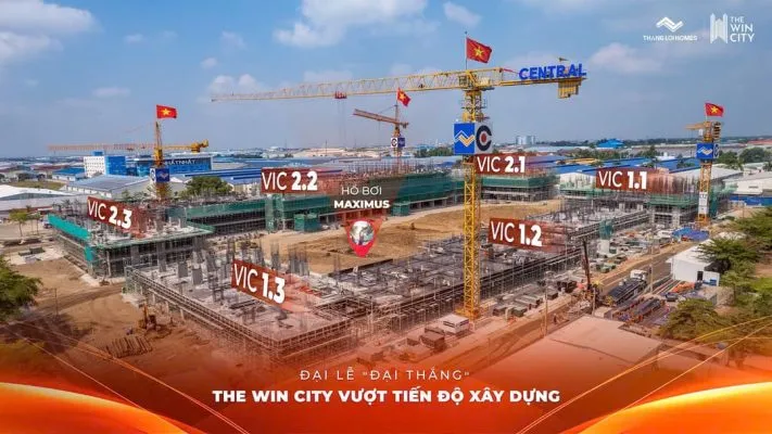 Tiến độ thi công thực tế tại dự án The Win City